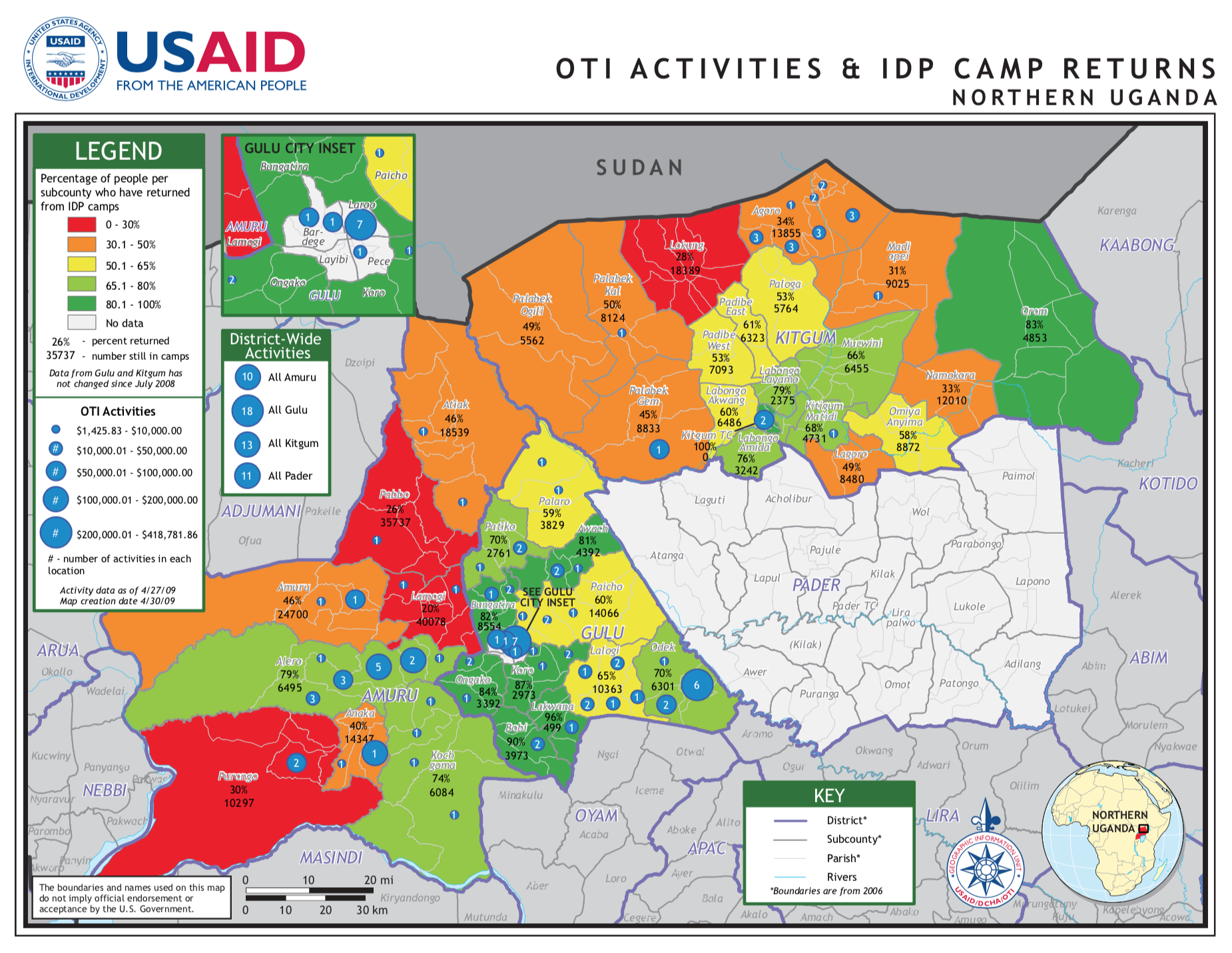 Uganda Map